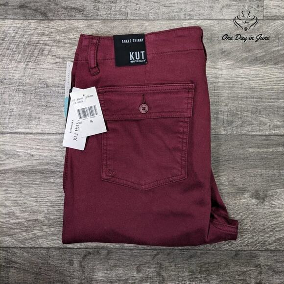 Kut From The Kloth Ankle Skinny Jeans Size 14 - Picture 6 of 6